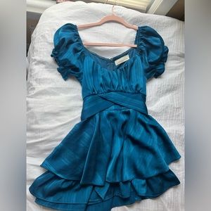 Satin romper dress